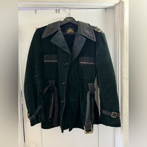 Vintage Velvet Green Jacket